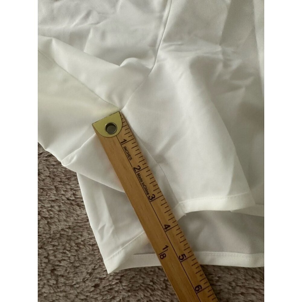 Womens ID Ideology High-Waist Woven Active Shorts Size 1X Bright White New - Picture 7 of 14